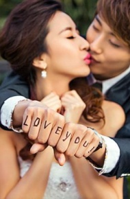 微信情侣相册封面 今生只愿意嫁给你，愿意陪你到老