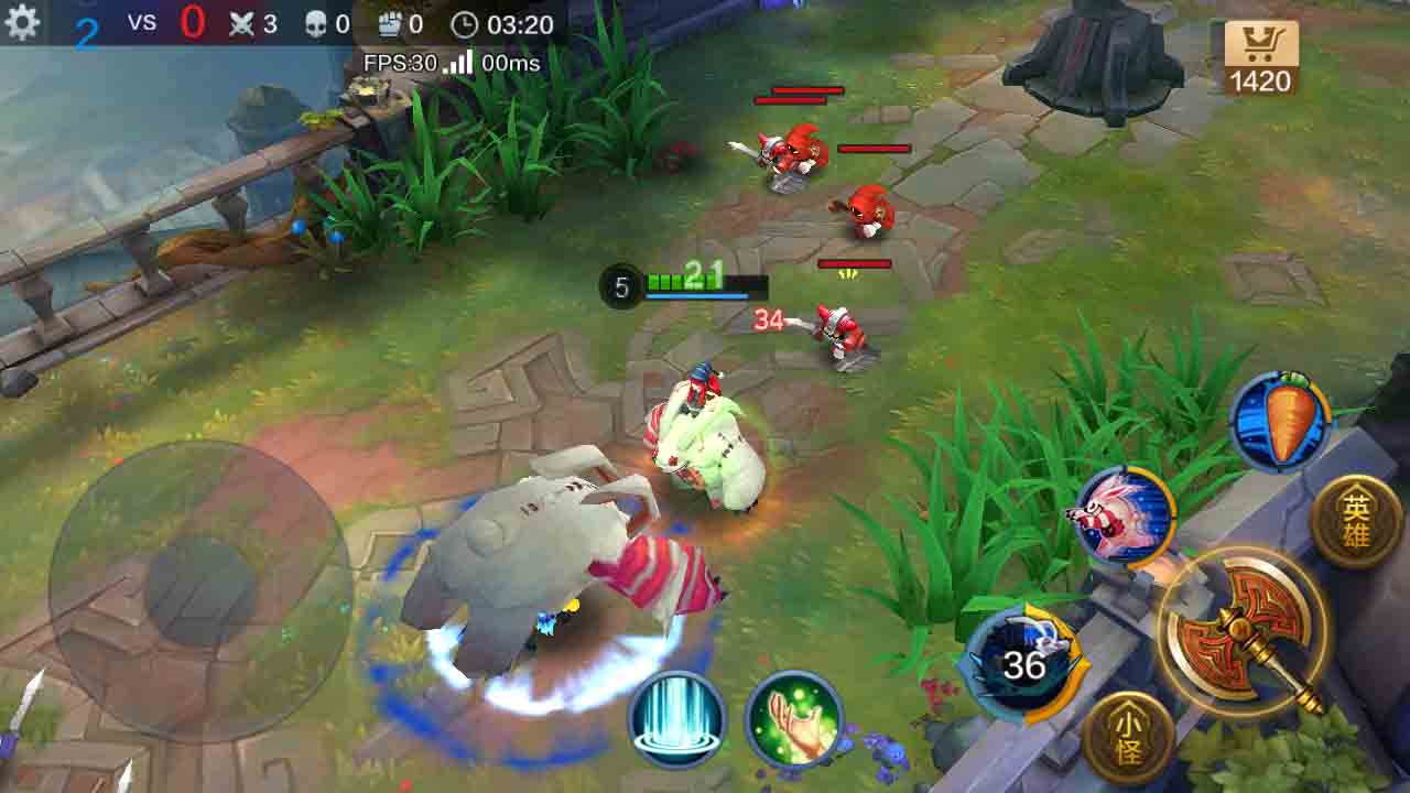 微信全民超神萌萌哒兔子睡眠之神3V3乱斗攻略