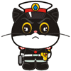 黑猫警长动态weixin表情 黑猫警长经典动画表情包Gif