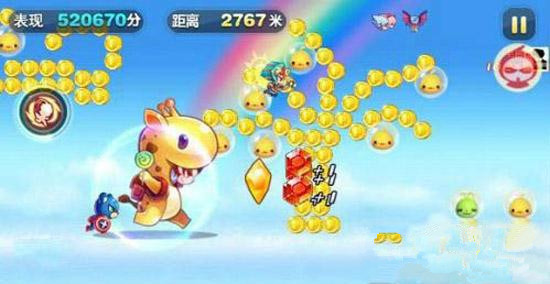 微信天天酷跑小小鹿和花剑少尉搭配得分介绍