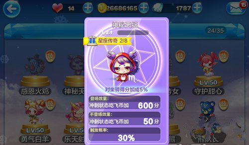 微信天天酷跑气质天秤和执着摩羯对比分析