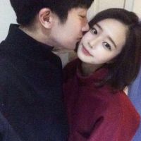 微信头像情侣一对一张接吻的精选2016 请给我一个幸福的未来