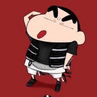 蜡笔小新微信头像搞笑图片大全 小新时装秀party头像