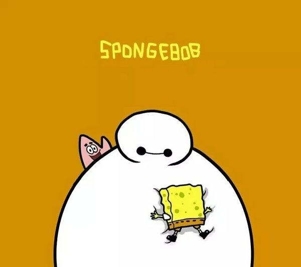 暖暖哒的大白背景图片  我会永远在你身边陪着你