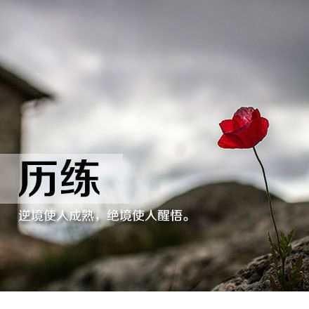 对于生活的态度励志图片  成功就是多坚持一分钟