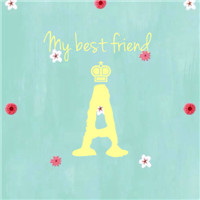 小清新首字母微信个性头像  专属你的幸福字母