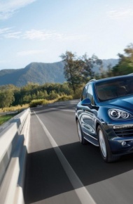 保时捷卡宴汽车微信高清图片  驰的“辣椒”