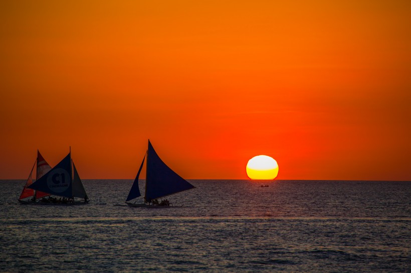 菲律宾长滩岛风景微信图片度假胜地