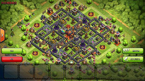 微信部落冲突最新10本冲杯护资源双用阵型