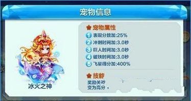 微信天天酷跑冰火之神合成配方一览