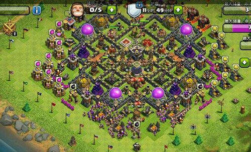 微信部落冲突10本2016最佳布局第一名