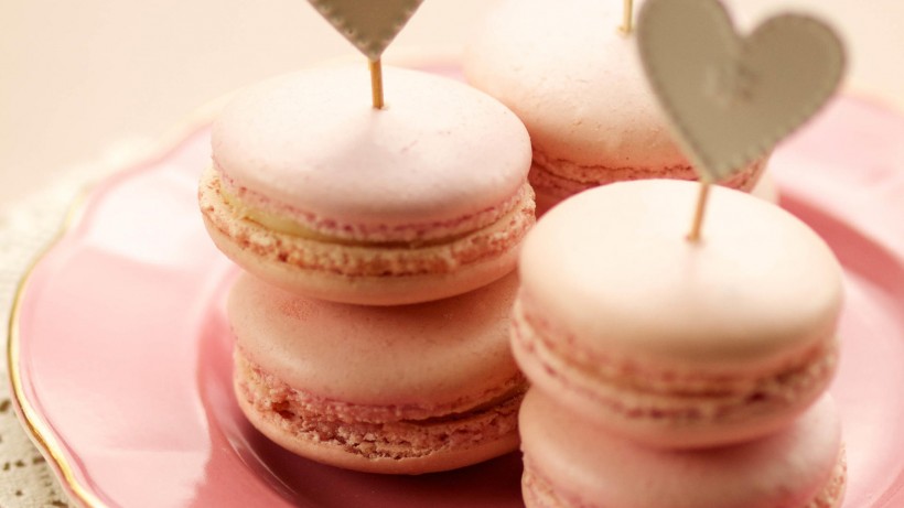 唯美美味甜点马卡龙微信图片 法式小圆饼