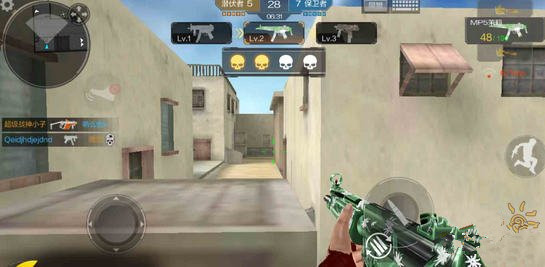 微信cf手游小地图里的团战艺术 巷战地图打法分析