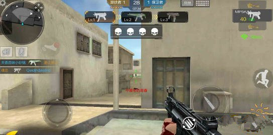 微信cf手游小地图里的团战艺术 巷战地图打法分析