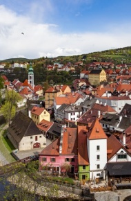 捷克克鲁姆洛夫风景微信图片 世界文化遗产之一