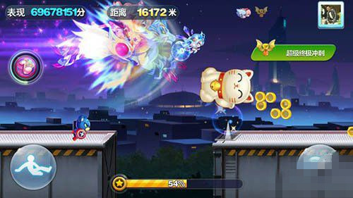 微信天天酷跑皇家狮鹫VS冰魄狼王 得分能力实测对比