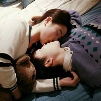 微信情侣头像 在对的时间遇见你