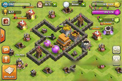 微信部落冲突最新自创4本防守阵型布局攻略