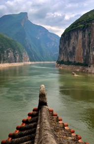 长江三峡风景微信高清图片 “巴蜀胜境”张飞庙