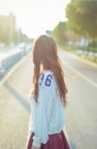 唯美女生伤感微信高清图片 形单影只