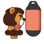 毛毛熊动态微信表情包 放学别走！