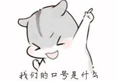 我们的口号是什么微信表情图 不服就干！