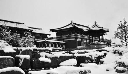 西安唯美意境雪景图片大全 一下雪西安就成了长安