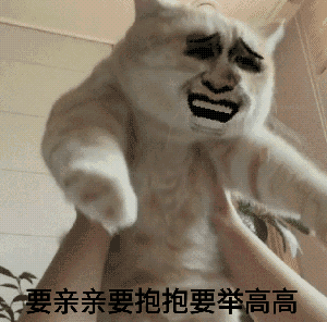 举高高表情包 要亲亲要抱抱要举高高
