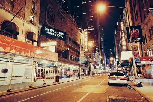 纽约夜色美景大图 让我们游走在夜色下的纽约街头吧