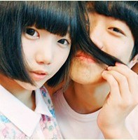 唯美小清新微信情侣头像一左一右_兜兜转转我回到你身边