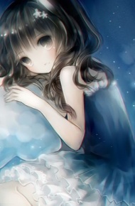 动漫少女唯美背景图片 二次元萌妹纸图片