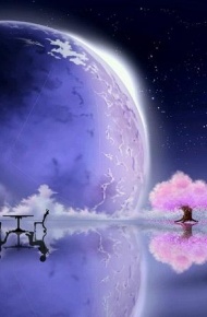 关于月光唯美微信聊天背景图