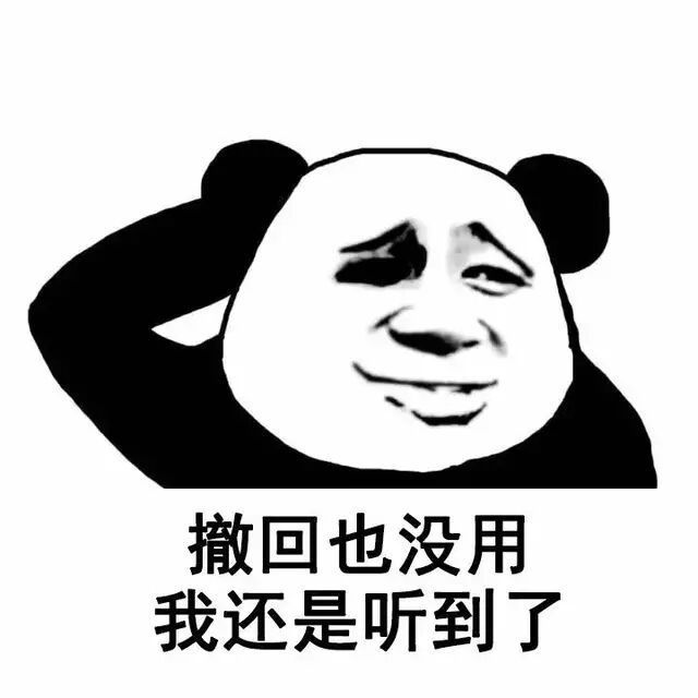 撤回消息很好玩吗熊猫头系列微信表情包下载