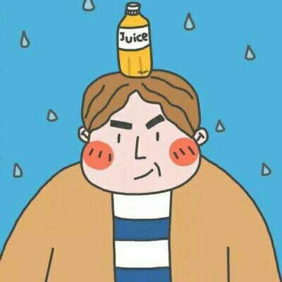 逗比情侣卡通微信头像