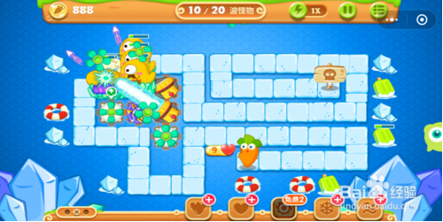 2018微信小游戏保卫萝卜迅玩版34关攻略