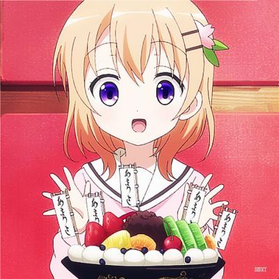 可爱呆萌微信动漫女生头像