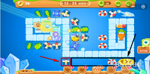 2018微信小游戏保卫萝卜迅游版39关攻略