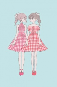 微信个性可爱少女聊天背景