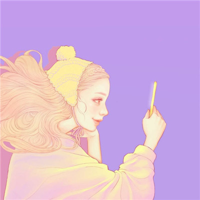 微信个性好看手绘动漫二次元情侣头像