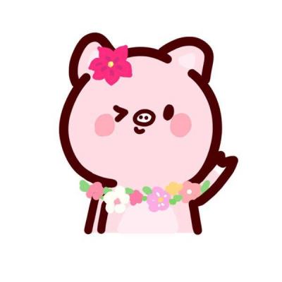 微信最新可爱卡通小猪情侣头像