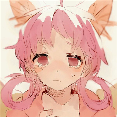 简洁时尚二次元女生微信头像