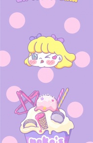 微信简约卡通聊天背景