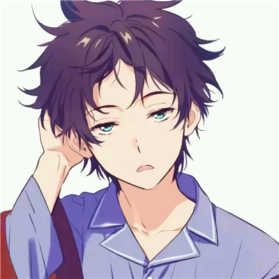 微信阳光迷人帅气二次元男生头像