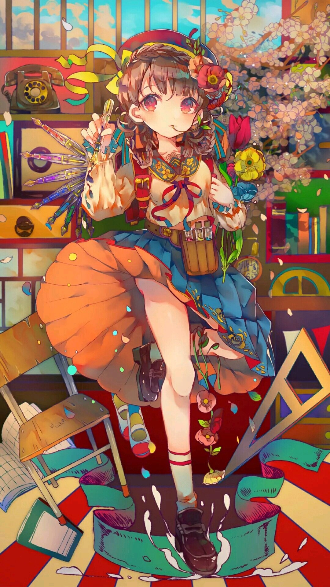 淡雅清新的好看的微信女生二次元图片下载