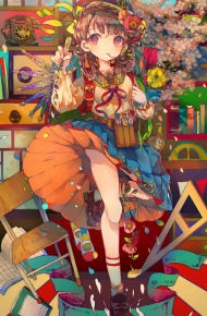 淡雅清新的好看的微信女生二次元图片下载