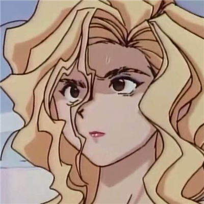 旧漫冷漠女生微信二次元头像