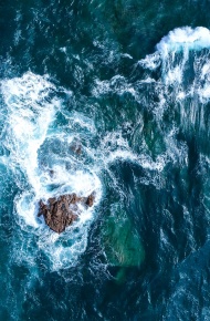 简洁清新好看海洋手机壁纸