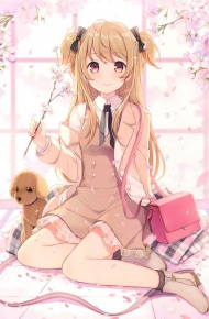 微信清新好看可爱二次元女生图片