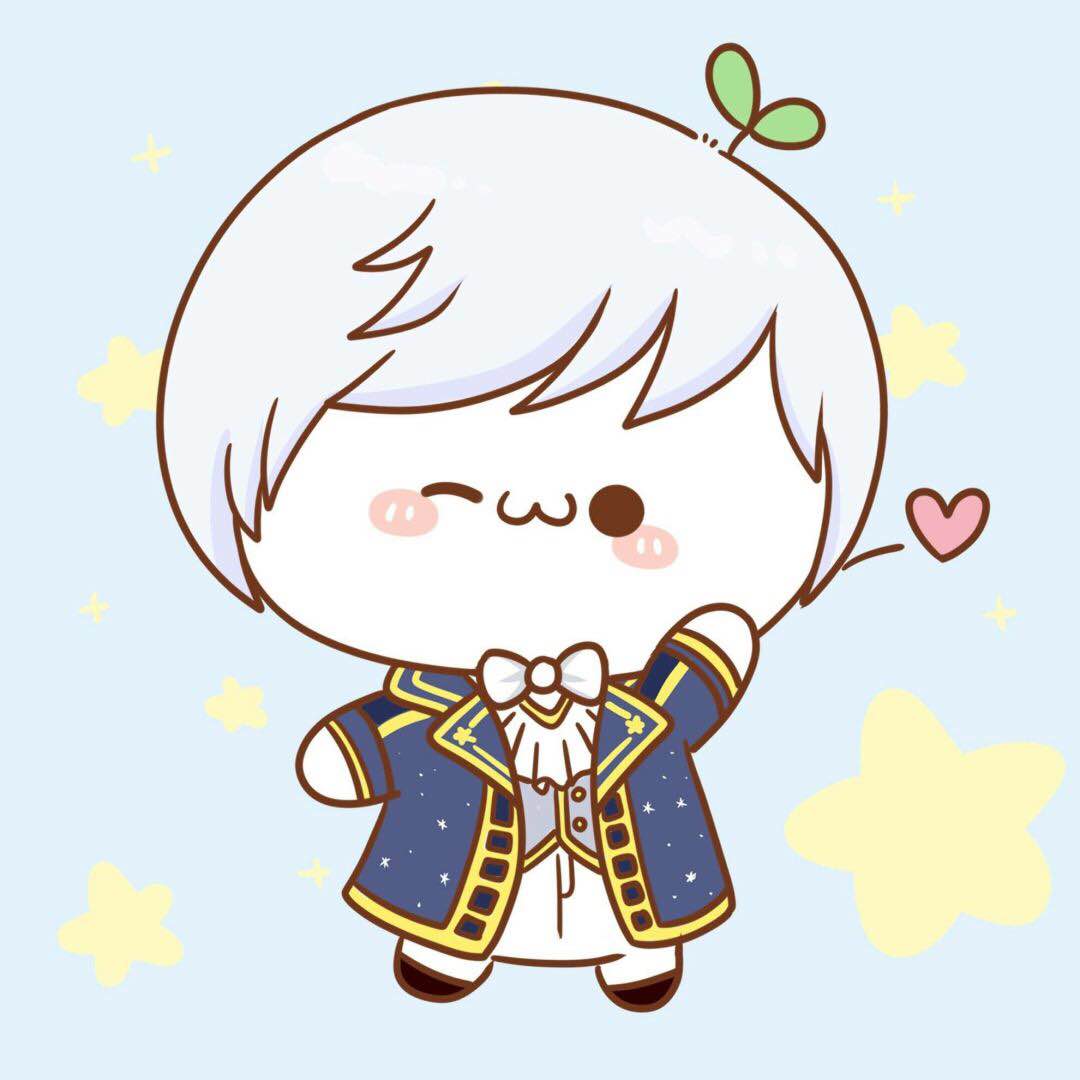 长草颜团子微信情侣头像