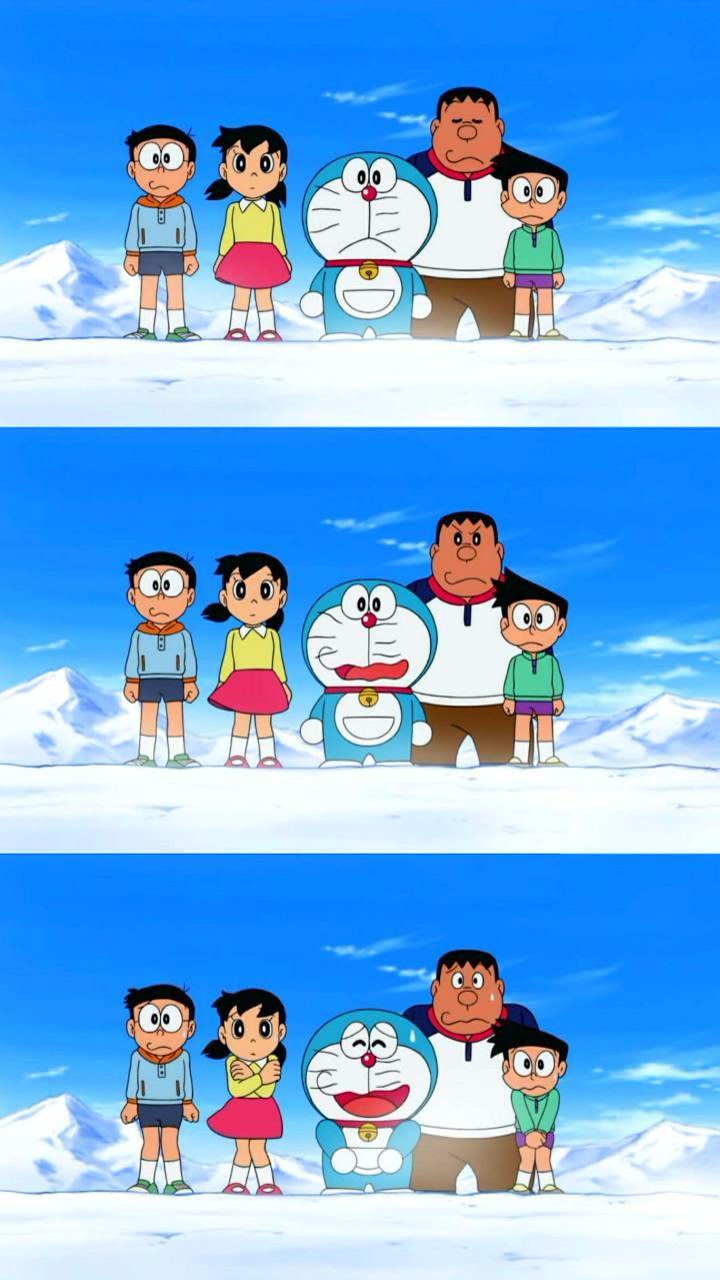 萌系多啦A梦系列微信锁屏图片下载